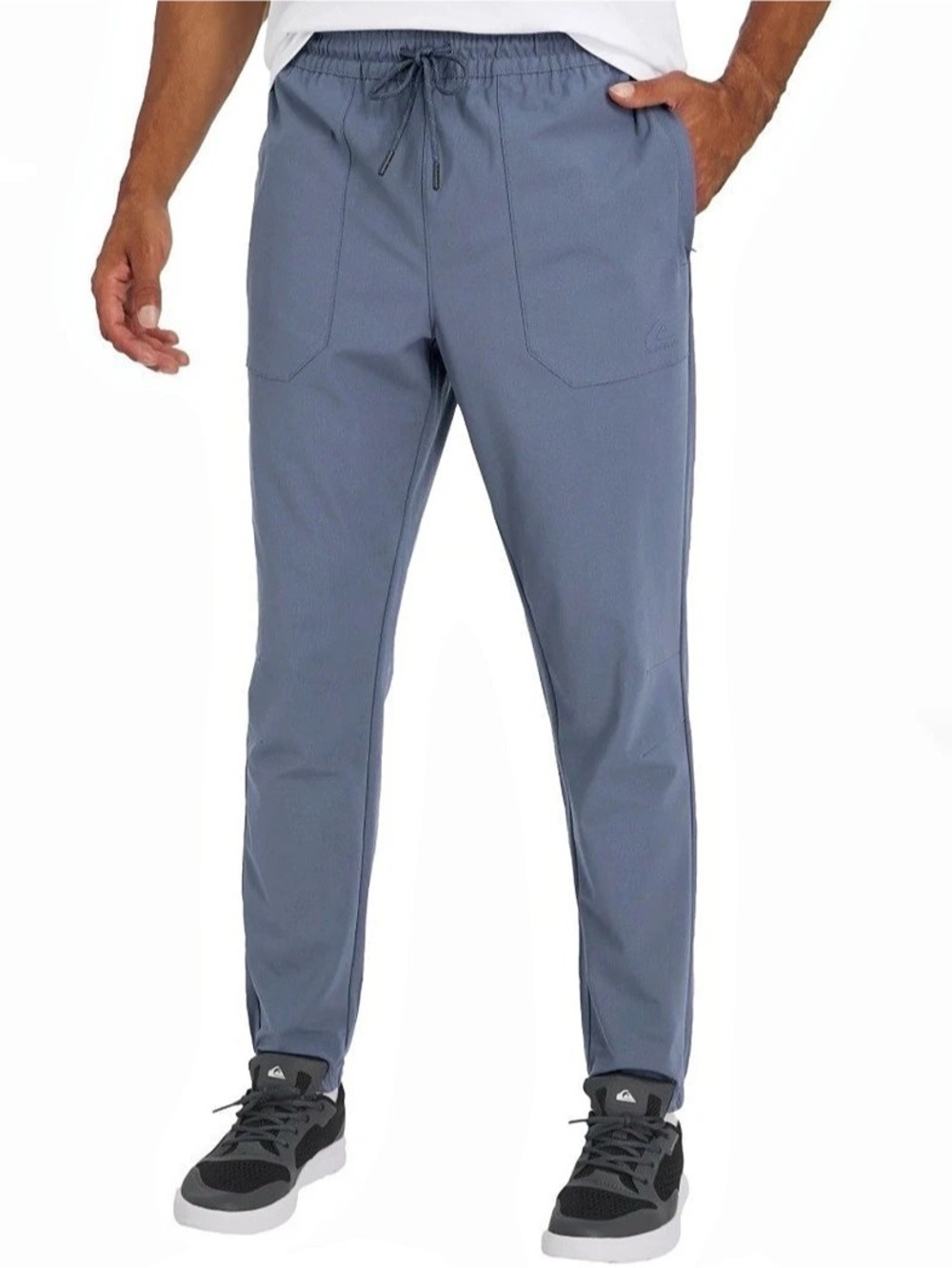 NWT Quiksilver Men's Stretch Woven Jogger Pants Blue Large